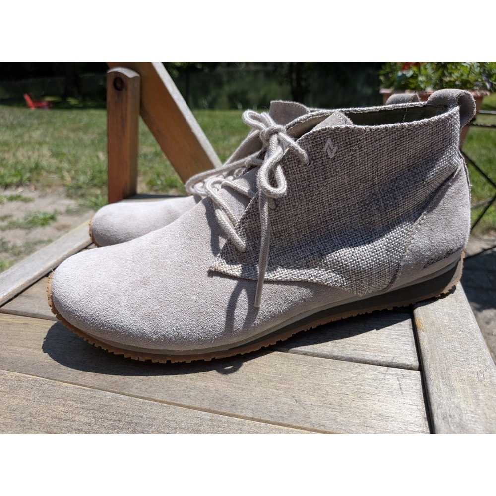 Eddie Bauer Boots Womens 8.5 Transition Chukka Grey Lace Up Casual Ankle Driving